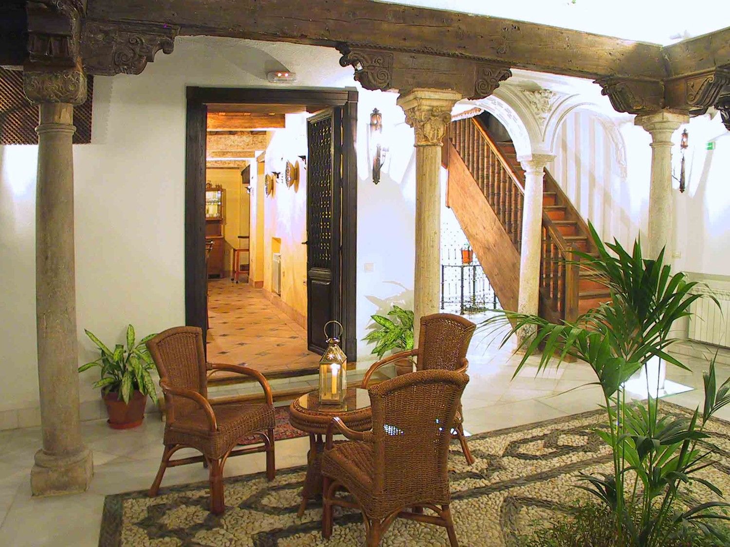 Отель Casa Del Capitel Nazari Гранада Интерьер фото